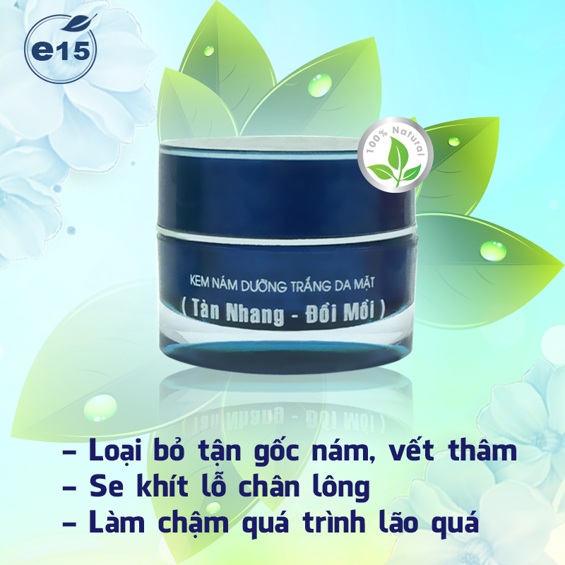 KEM NÁM DƯỠNG TRẮNG DA MẶT - TÀN NHANG - ĐỒI MỒI